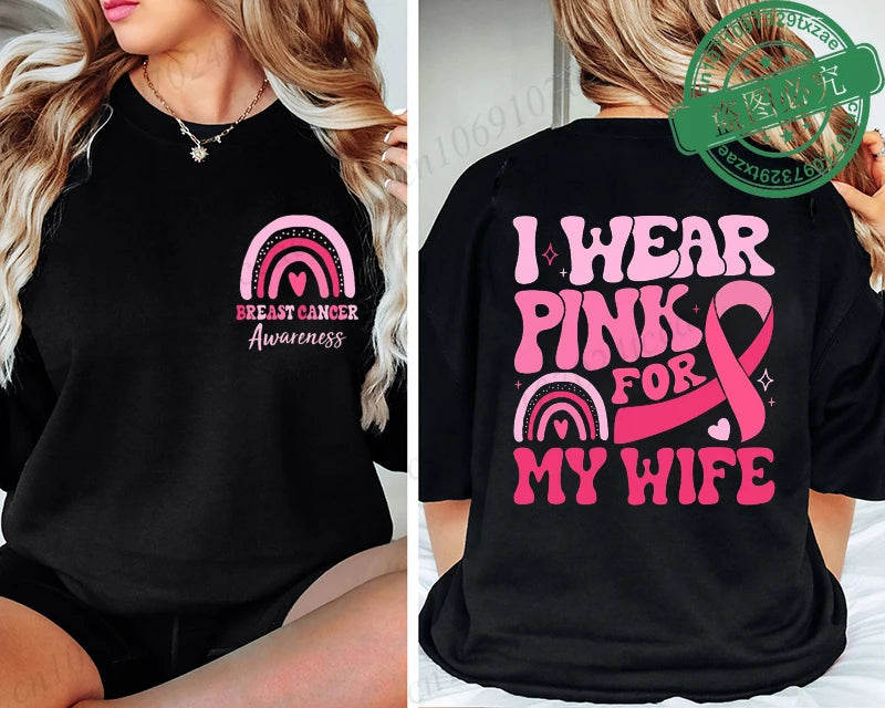 I Wear Pink Breast Cancer T-Shirt ~ Sizes XXS, XS, S, M, L