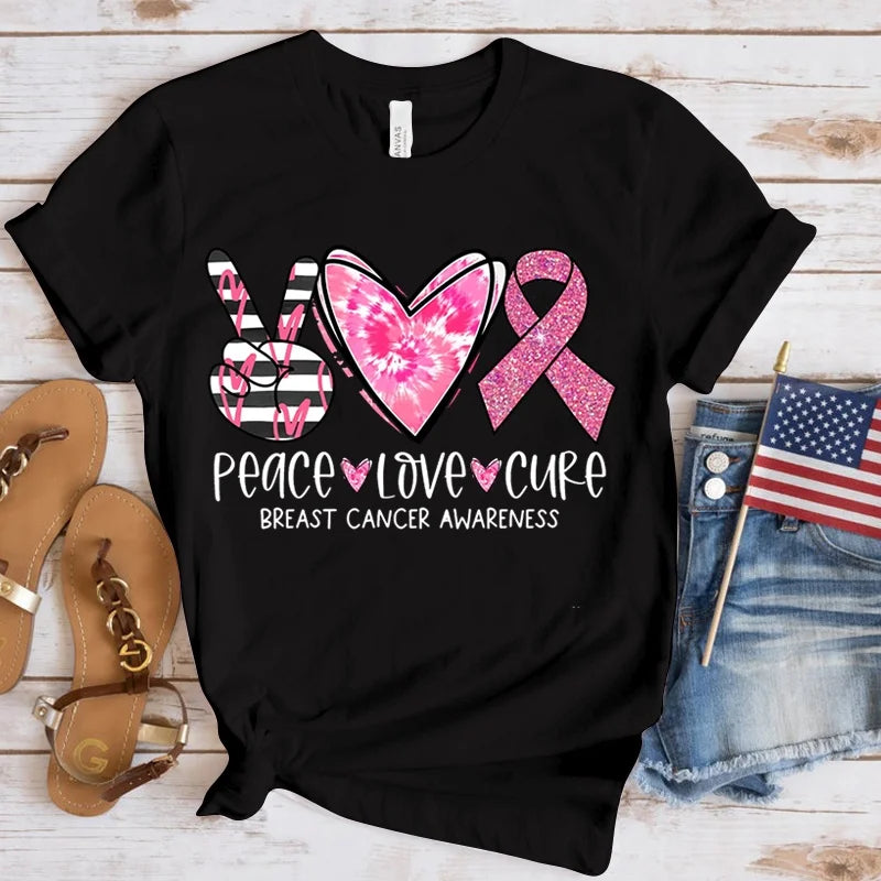 Peace Love Cure T-Shirt