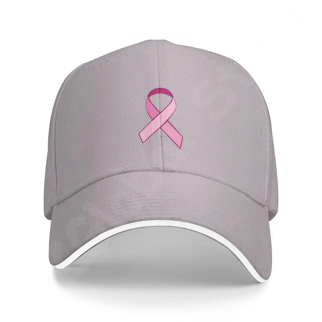 Pink Ribbon Support Breast Cancer Baseball Caps