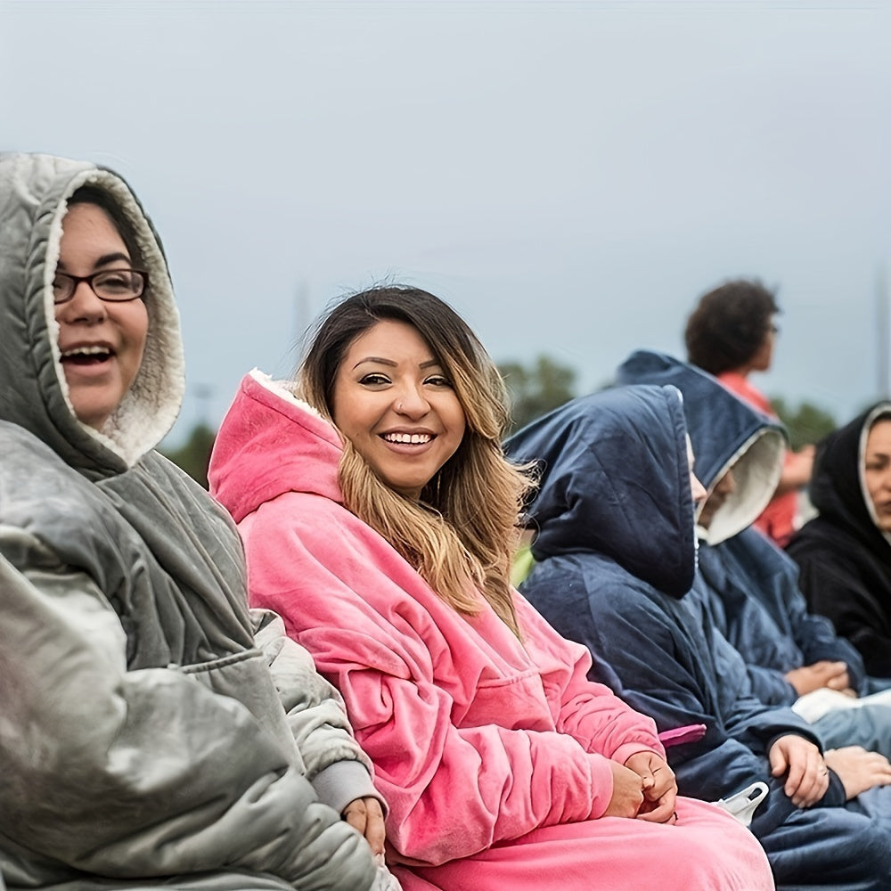 Cozy Oversized Hoodie Sweatshirt Blanket - Gives Fabulous HUGS!