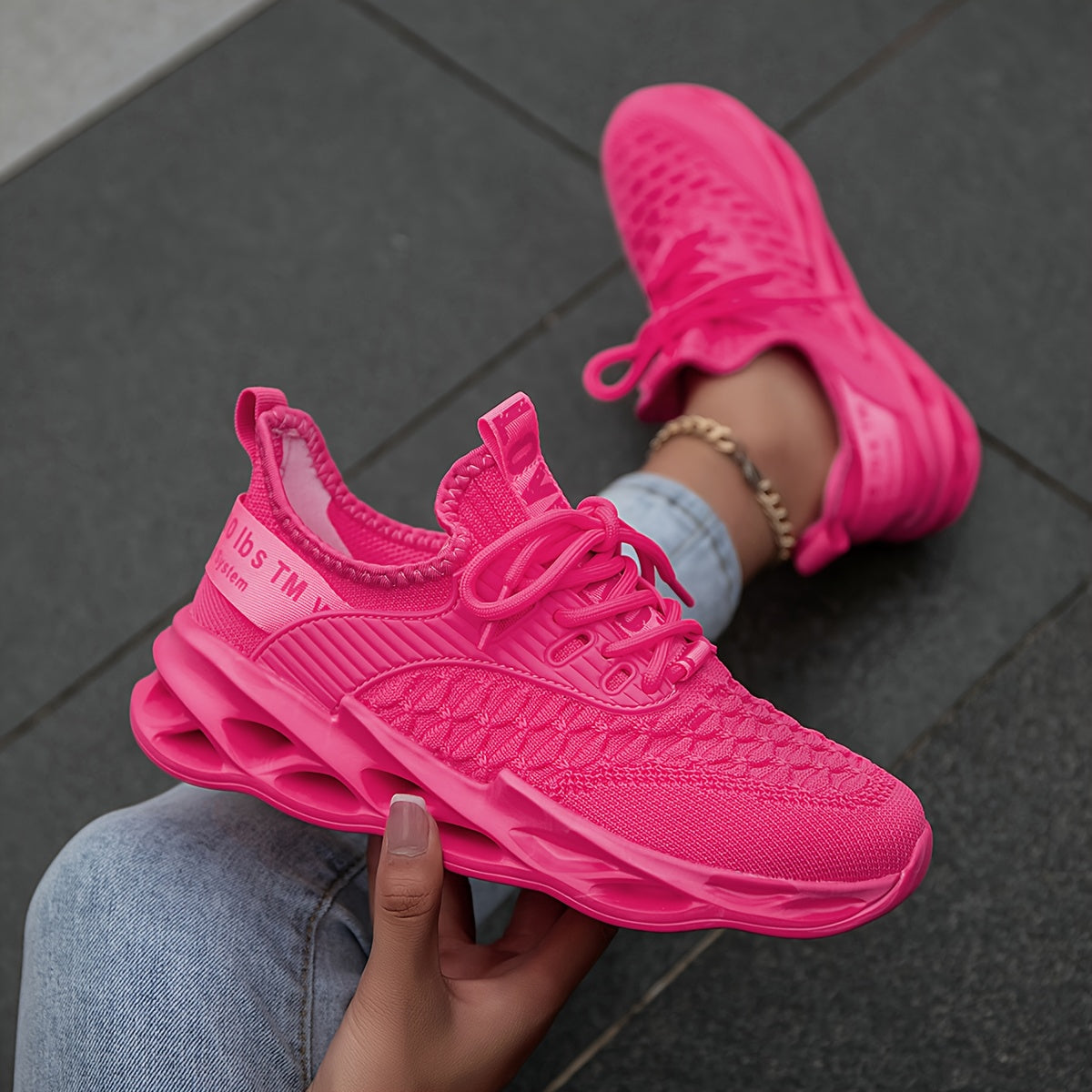 Women's Hot Pink Sneakers