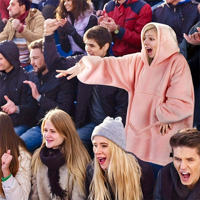 Cozy Oversized Hoodie Sweatshirt Blanket - Gives Fabulous HUGS!