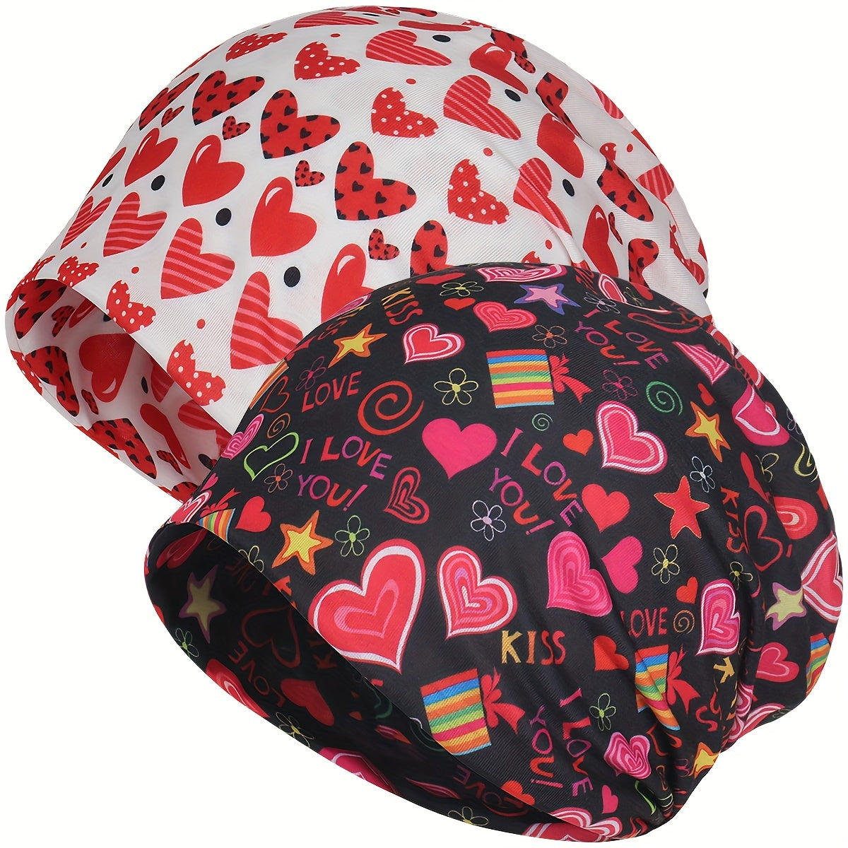 2pcs Breast Cancer Awareness Beanies
