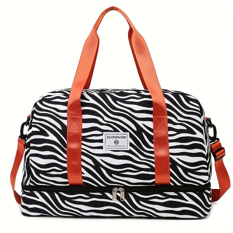 Animal Print Large Travel Bag
