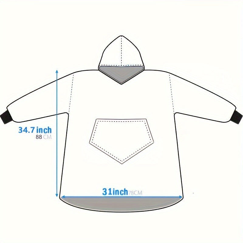Cozy Oversized Hoodie Sweatshirt Blanket - Gives Fabulous HUGS!