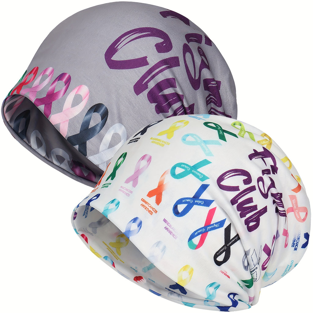2pcs Breast Cancer Awareness Beanies