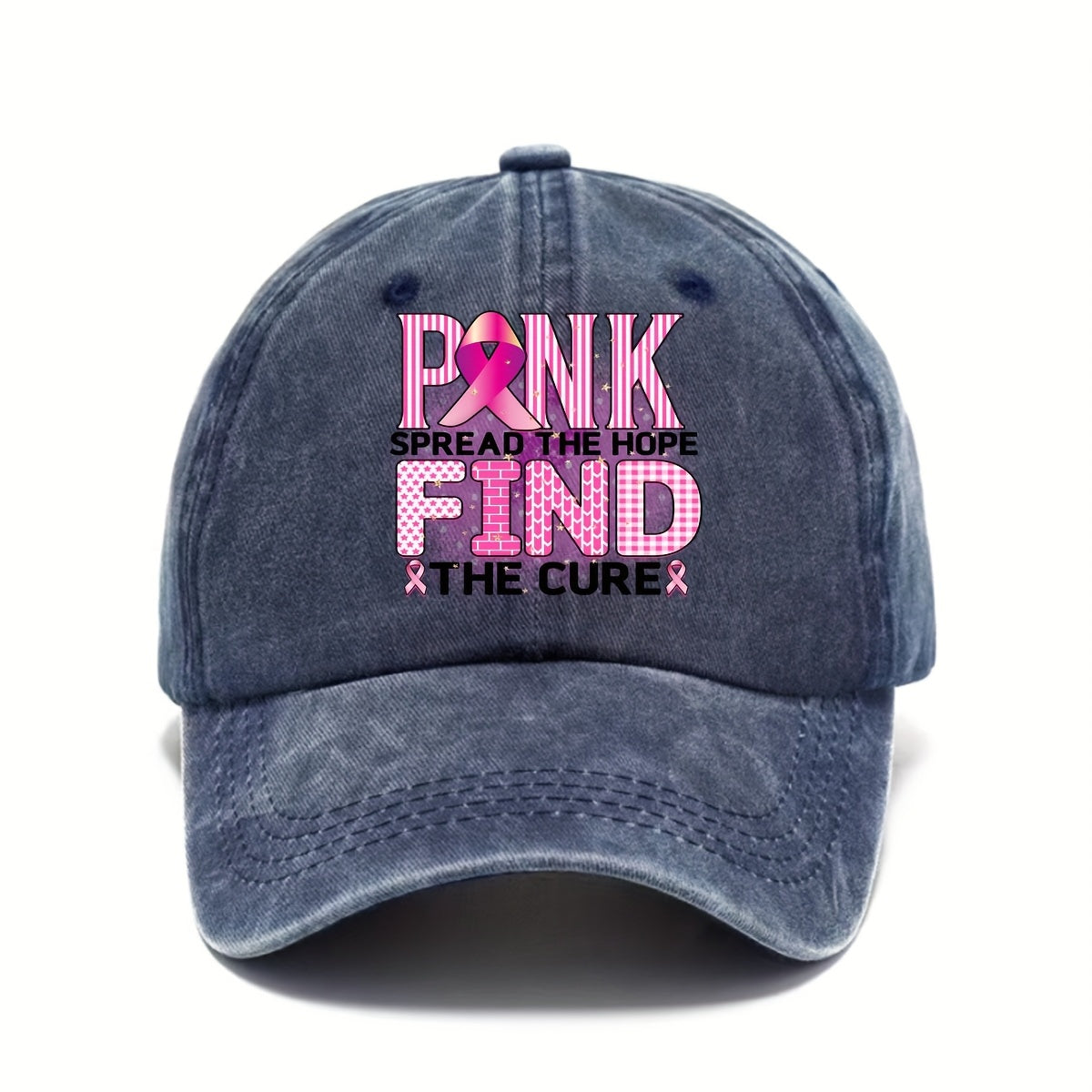 Pink Spread the Hope Find the Cure Baseball Cap