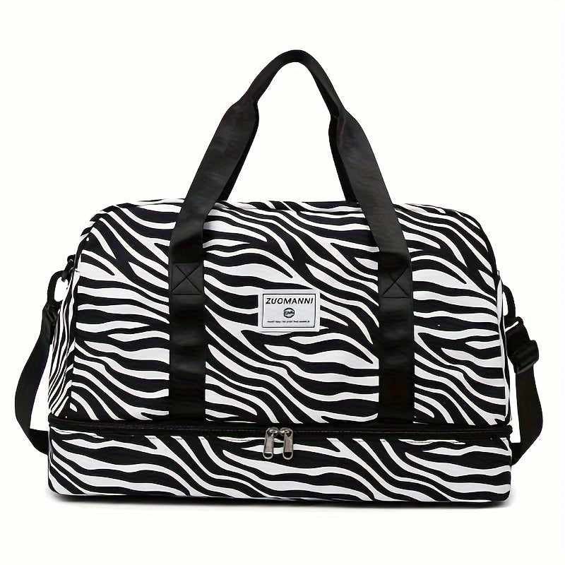 Animal Print Large Travel Bag