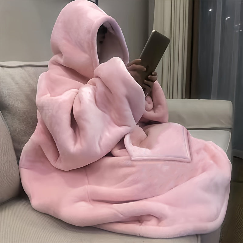 Cozy Oversized Hoodie Sweatshirt Blanket - Gives Fabulous HUGS!