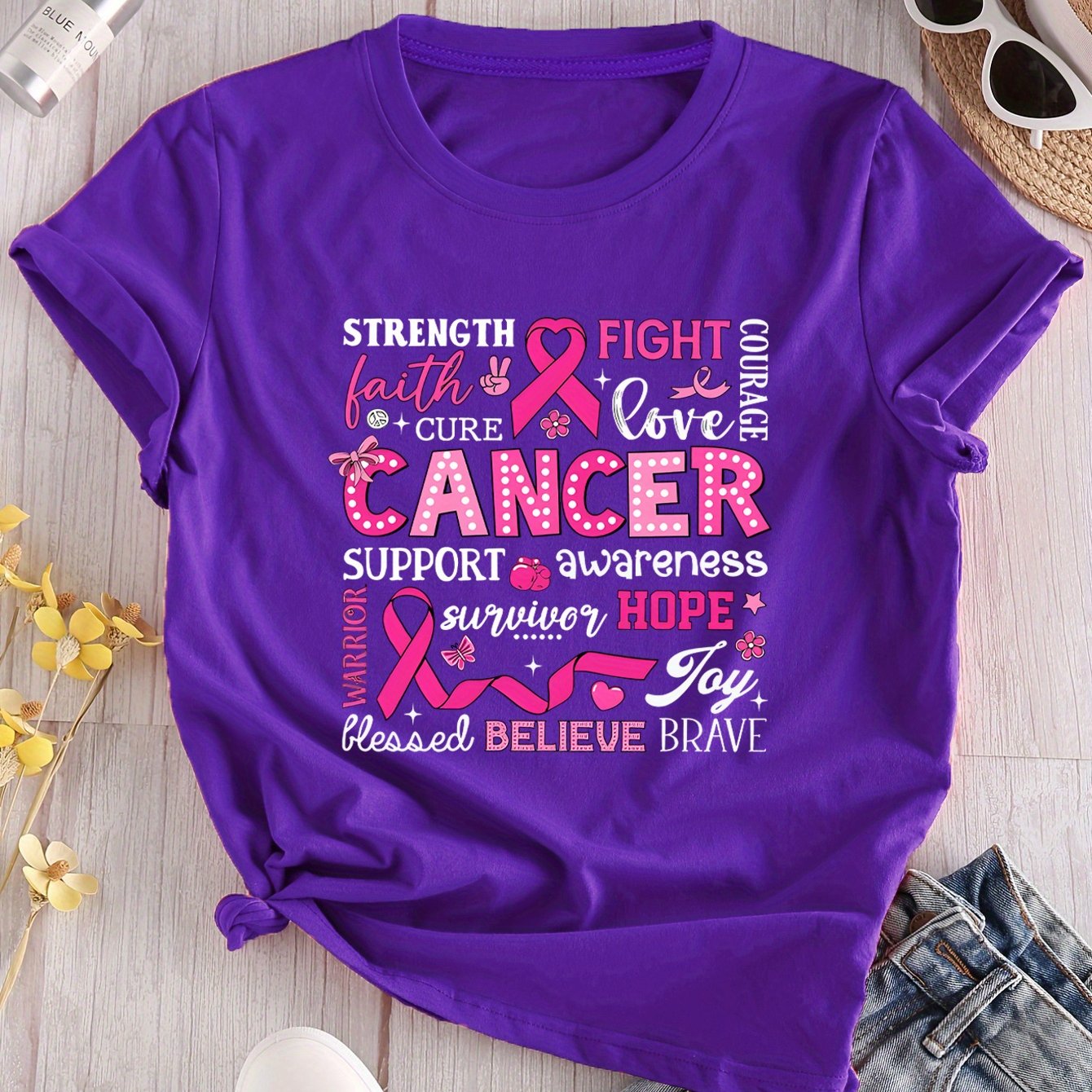 Inspirational Collage Breast Cancer Awareness T-Shirt