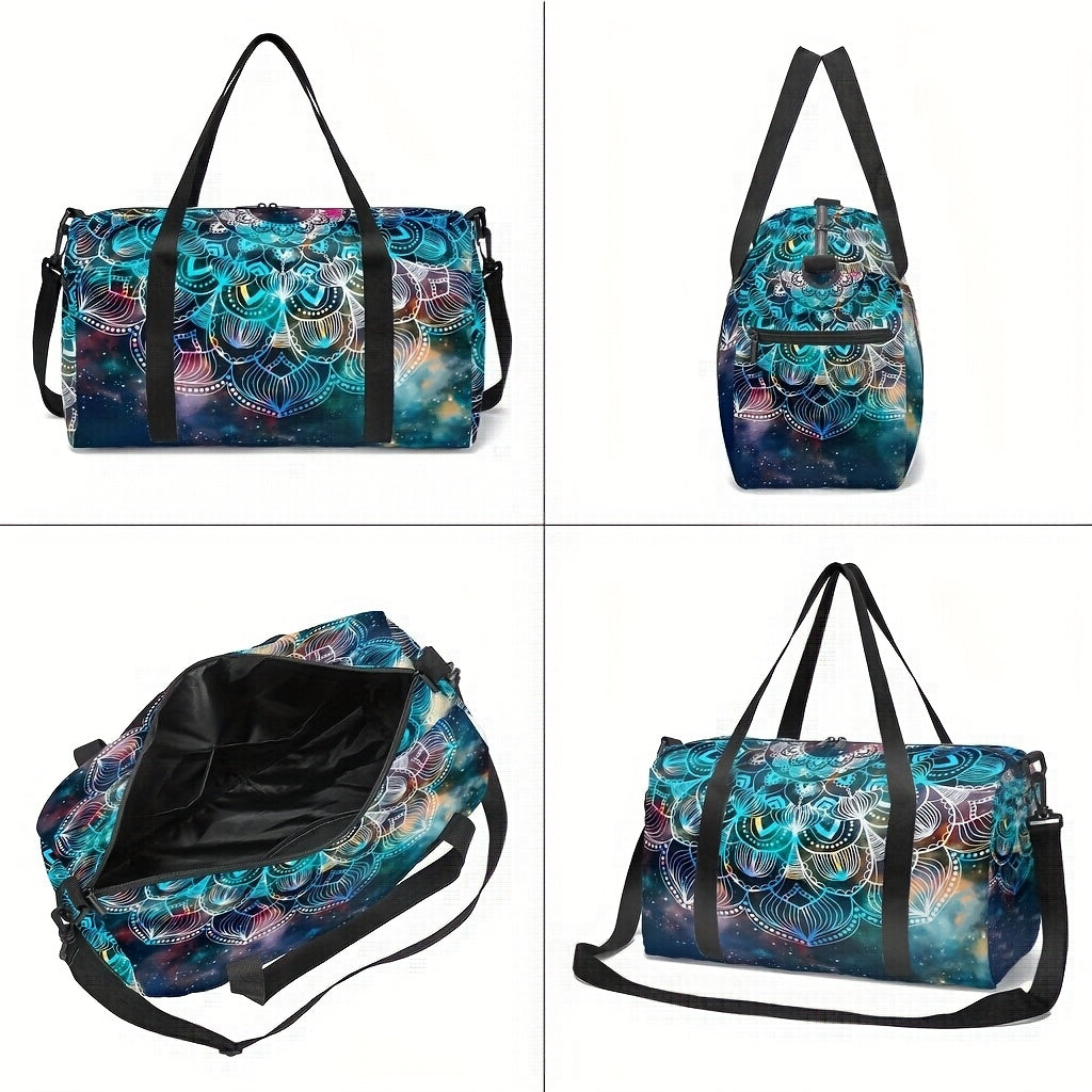 Mandala Print Travel Bag