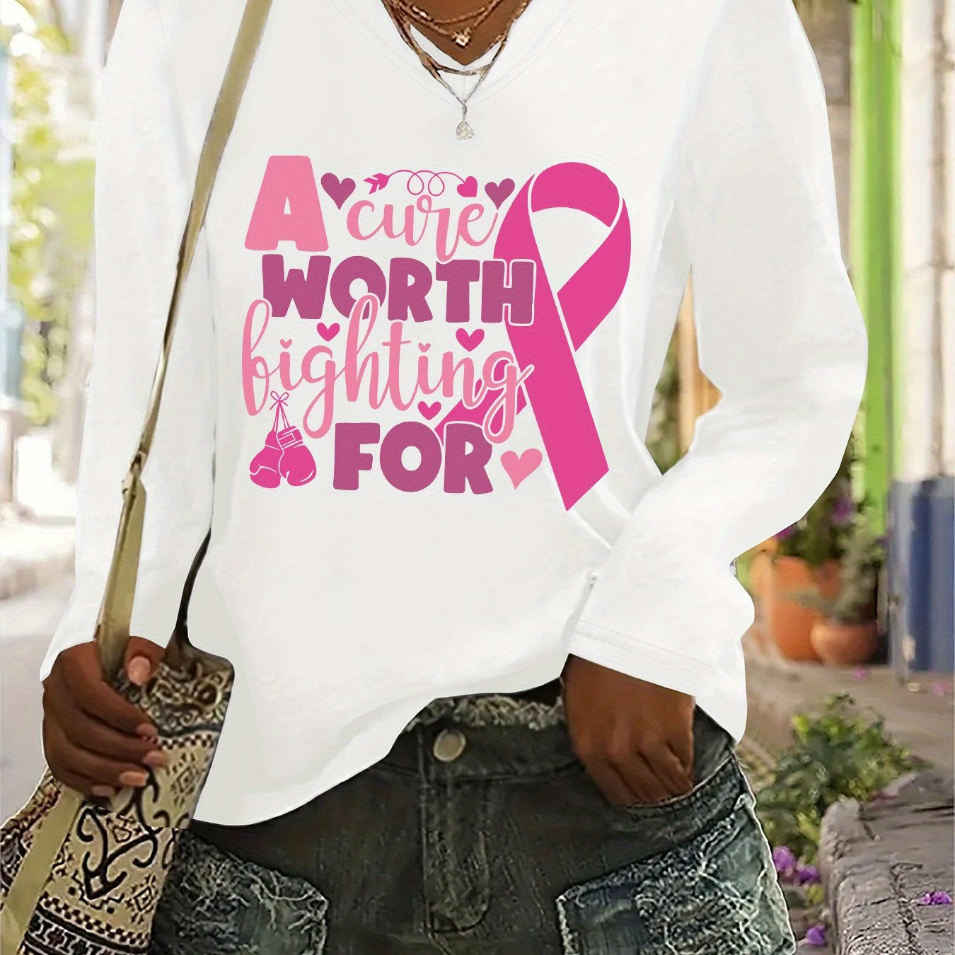 A Cure Worth Fighting For ~ Long sleeve Tshirt