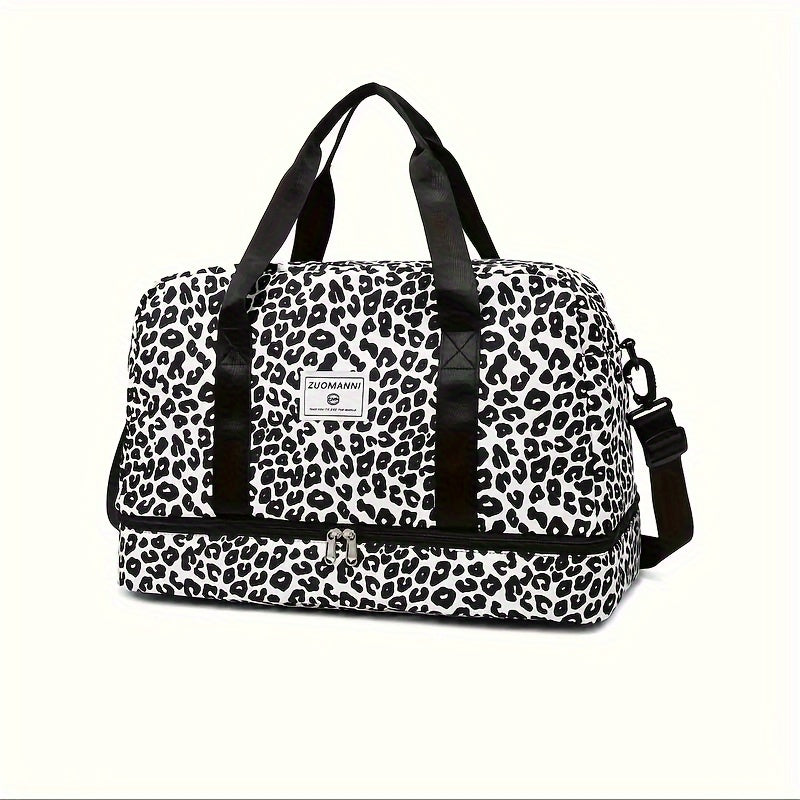 Animal Print Large Travel Bag