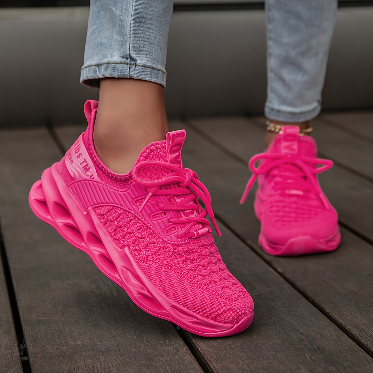 Women's Hot Pink Sneakers