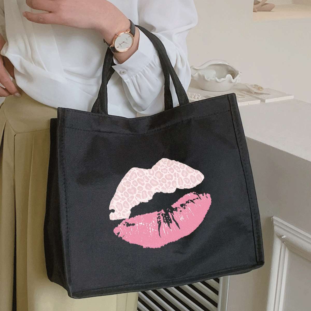 Hot Lips Tote Bag