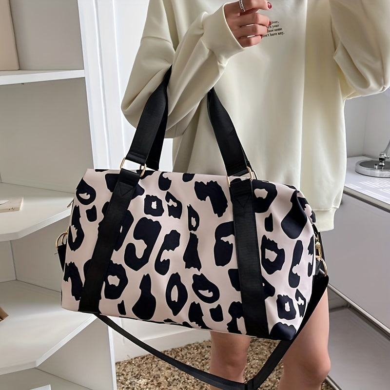 Cheetah Travel Bag in Black or Pink